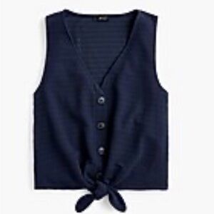 J. Crew Dark Blue Sleeveless top